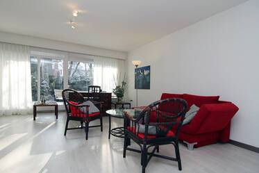 Piso con jardín amueblado bonito en Solln
