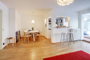 Apartamento amueblado con jardín cerca de Kolumbusplatz