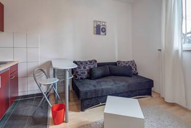 Souterrain-apartamento amueblado en alquiler en Giesing