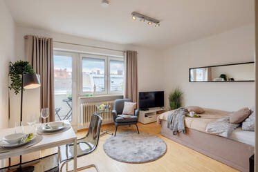 Encantador apartamento de una habitación en el moderno barrio de Glockenbachviertel