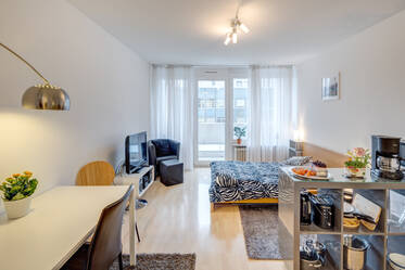 La mejor ubicación: Apartamento de 1 habitación cerca de Olympiapark