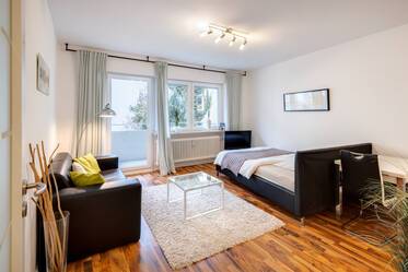 Glockenbachviertel: Bonito apartamento de 1 habitación con balcón