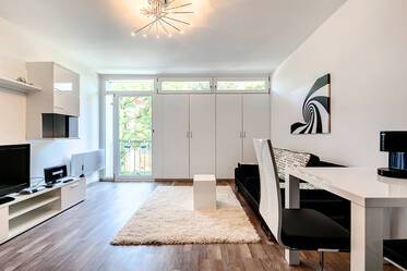 Luminoso apartamento de 1 habitación amueblado de forma moderna