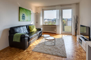 Hell möblierte 1,5-Zimmer-Wohnung
