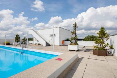 Moderno apartamento de 1 habitación con piscina compartida