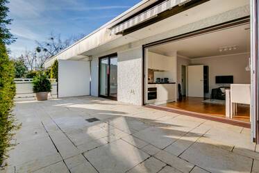 Ático con terraza lujoso amueblado en Bogenhausen