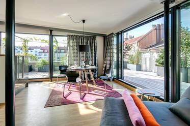 Ático con terraza lujoso: amueblado muy bonito en Altstadt