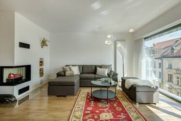 Apartamento premium en dos niveles sobre los tejados de Múnich