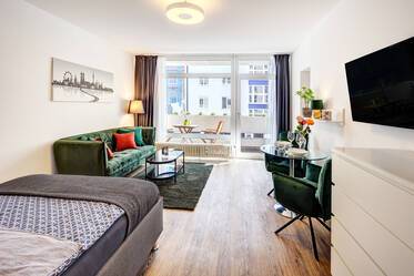 Gärtnerplatzviertel: Apartamento amueblado de 1 habitación con balcón