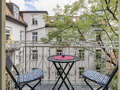 apartamento München Schwabing (links der Leopoldstraße) 01 balcón 1262