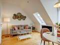 ático München Schwabing (rechts der Leopoldstraße) 02 sala de estar 13837