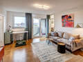apartamento München Schwabing (rechts der Leopoldstraße) 02 sala de estar 14213