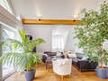 ático München Untermenzing 03 sala de estar 14986