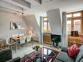 ático con terraza München Gärtnerplatzviertel 03 salón 4036