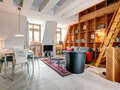 ático con terraza München Gärtnerplatzviertel 04 salón 4036