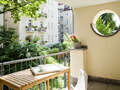 apartamento München Schwabing-West (rund um den Hohenzollernplatz) 02 balcón 7964