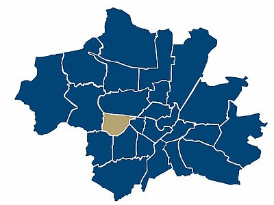 Ubicación del barrio de Laim en Múnich