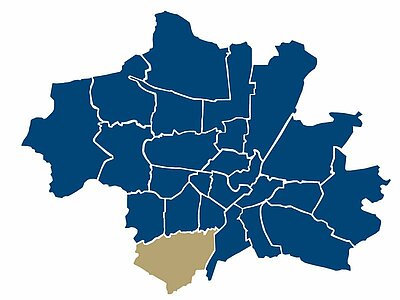 Ubicación del barrio de Forstenried en Múnich