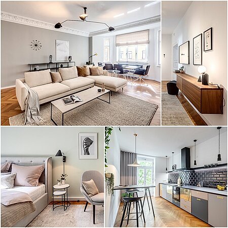 ID 11821: Piso premium con mobiliario de diseño