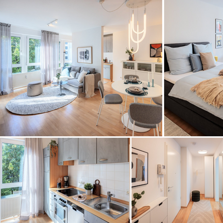 ID 14597: Recién amueblado: Piso con logia tranquilo