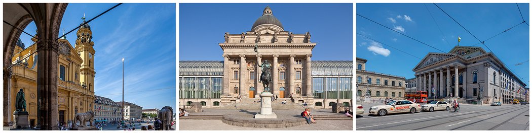 Lugares de interés en el centro de Múnich