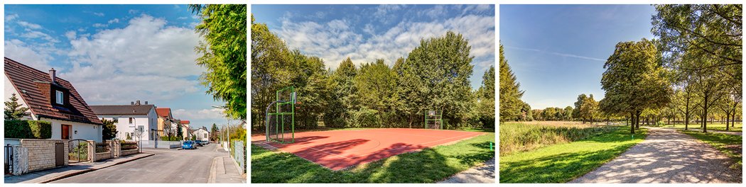 Fotos de las casas y los alrededores en el Kieferngarten